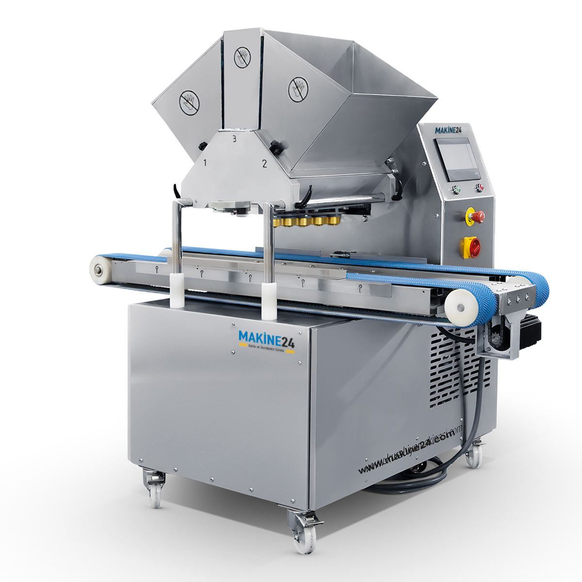 Üç Renkli Kurabiye Dökme Makinesi